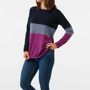Smartwool Shadow Pine Crew Sweater Deep Navy Heather Size XL